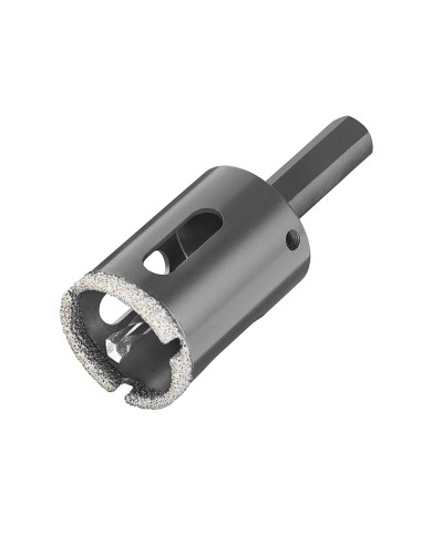 1 - Fresa a tazza diamantata da trapano per gres 50 mm Fervi p031/50