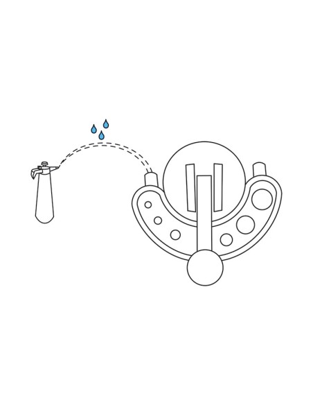 3 - Fresa a tazza diamantata m14 da smerigliatrice per gres 70 mm Fervi p034/070