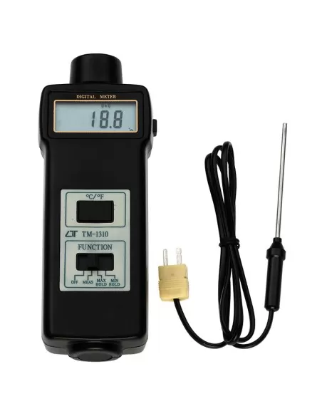 1 - Misuratore di temperatura digitale tascabile con sonde Fervi t055