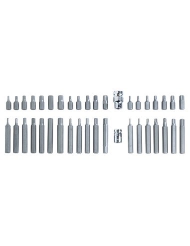 Serie inserti avvitatura attacco 10mm Fervi 0104