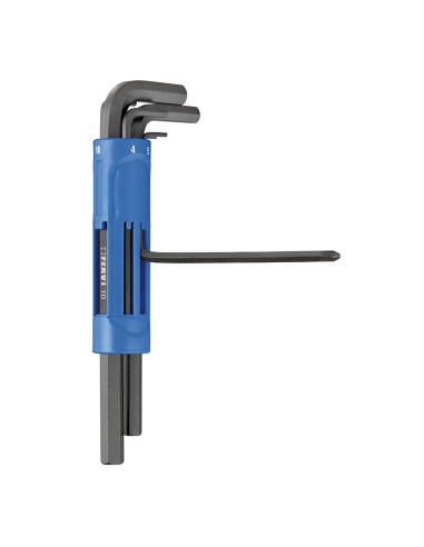 Set 8 chiavi esagonali 2-10 mm con manico multiuso Fervi 0558/ge