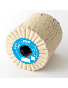 Ruota in feltro per satinatrice 110 x 100 x 19 mm Fervi rff100