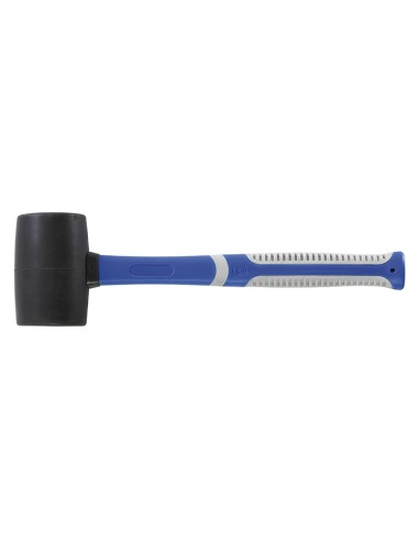 1 - Mazzuolo in gomma 58 mm 500 gr con manico in fibra Fervi 0794/450