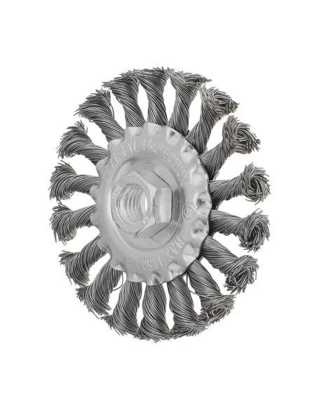 1 - Spazzola circolare a mazzetti metalicci ritorti 100 mm m14 x smerigliatrice 1 - Spazzola circolare a mazzetti metalicci ritorti 100 mm m14 x smerigliatrice