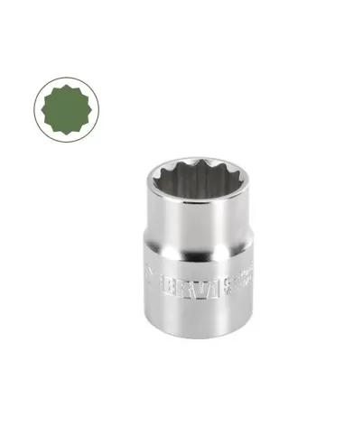 Chiave a bussola poligonale 22 mm 3/4 Fervi bn4p2n022