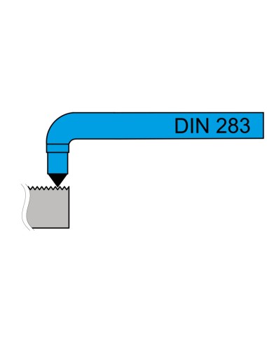Utensile din 282 filettatura interna destro 16x16 mm x tornio Fervi brfi16rp