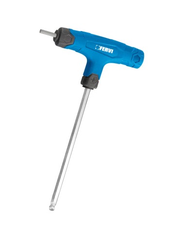 Chiave esagonale con manico in plastica 8 mm Fervi c856/08