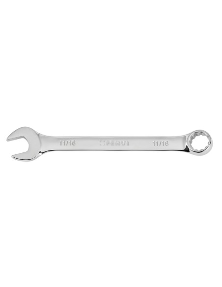 Chiavi combinate cromate a specchio in pollici 1  Fervi 0199P/1