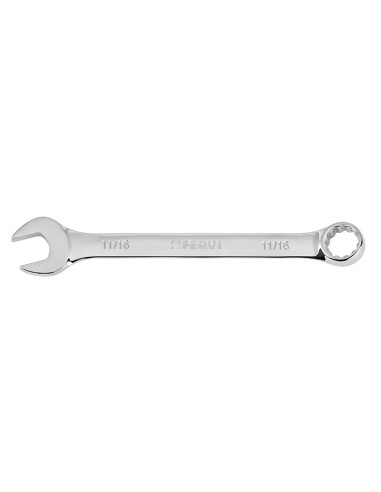 Chiavi combinate cromate a specchio in pollici 9/16  Fervi 0199P/9/16