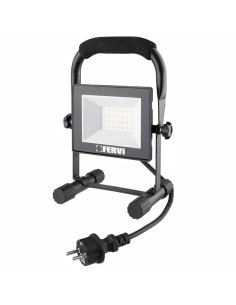 Faretto led 30w da esterno con supporto Fervi 0218/30B