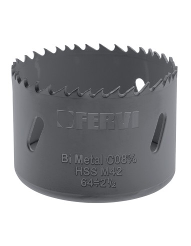 Sega a tazza bimetallica cobalto per metallo 44 mm Fervi 0278/044