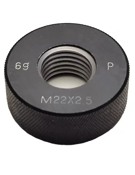 Anello filettato 6g tipo passa metrico 16 x 2 mm Fervi a01716x2