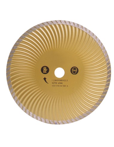 Disco diamantato turbo per edlizia 230 mm Fervi 0350