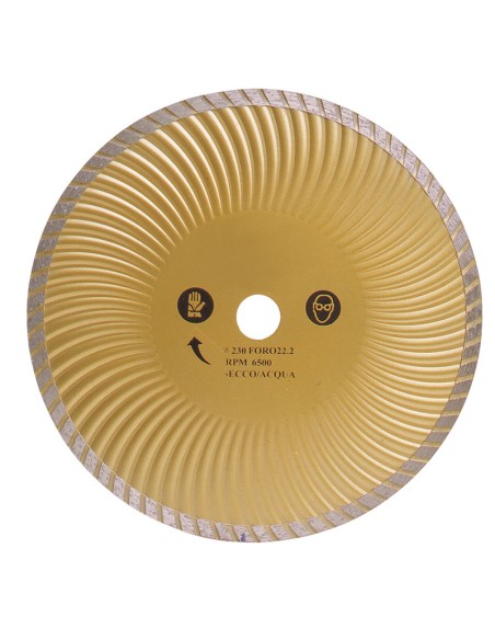 Disco diamantato turbo per edlizia 230 mm Fervi 0350