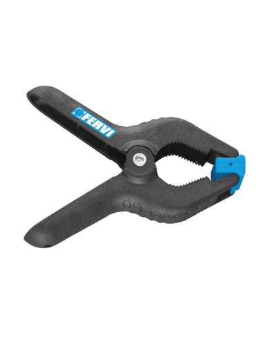 Set 8 morsetti a molla in plastica apertura 40 mm Fervi 0353/110