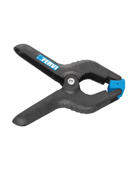 Set 8 morsetti a molla in plastica apertura 40 mm Fervi 0353/110