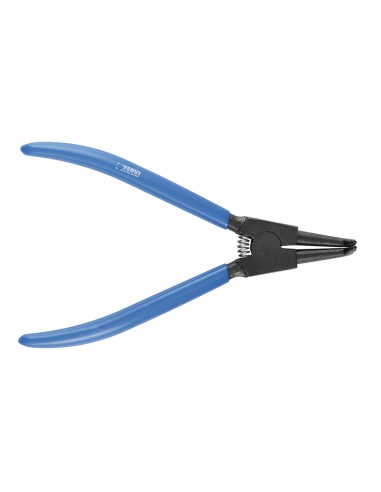 Pinza curva 150mm per anelli elastici seeger esterni 10-25 mm Fervi 0637