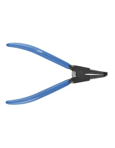 1 - Pinza curva 150mm per anelli elastici seeger esterni 10-25 mm Fervi 0637