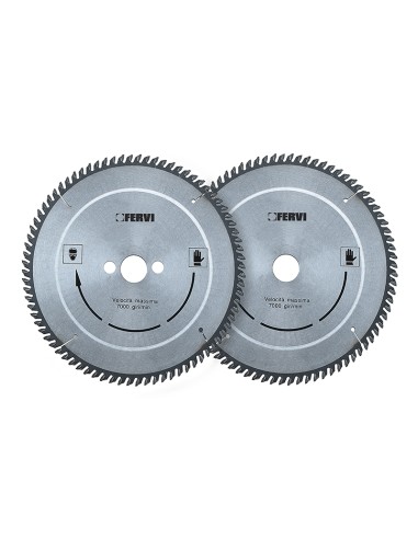 Lama sega circolare hm widia per legno disco 254x30 mm 24 denti Fervi 0685