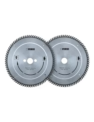 1 - Lama sega circolare hm widia per legno disco 254x30 mm 24 denti Fervi 0685