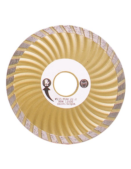 Disco diamantato turbo per edlizia 115 mm Fervi 0709