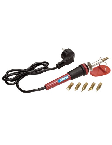 Pirografo elettrico completo di 6 puntalini Fervi 0793
