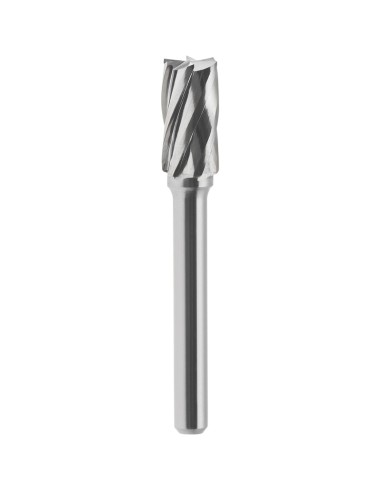 Lima rotativa hm cilindrica alluminio 12x25 mm gambo 6 Fervi b12al6