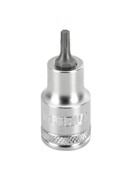 1 - Chiave a bussola con inserto torx t15 3/8 Fervi bn424n015a