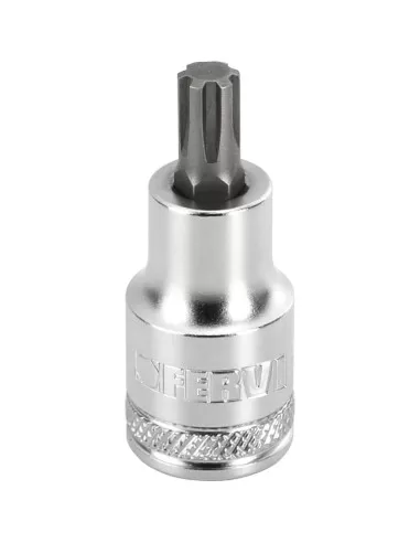 1 - Chiave a bussola con inserto ribe m8 1/2 Fervi bn433n008a