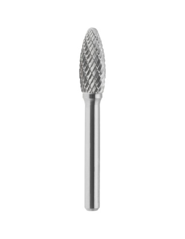 Lima rotativa hm lancia raggiata incrociato 12x32 mm gambo 6 Fervi h12dc6