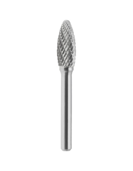 Lima rotativa hm lancia raggiata incrociato 12x32 mm gambo 6 Fervi h12dc6
