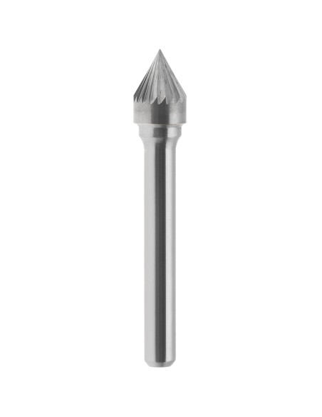 Lima rotativa hm conica 60 gradi standard 6x5.2 mm gambo 6 Fervi j06sc6