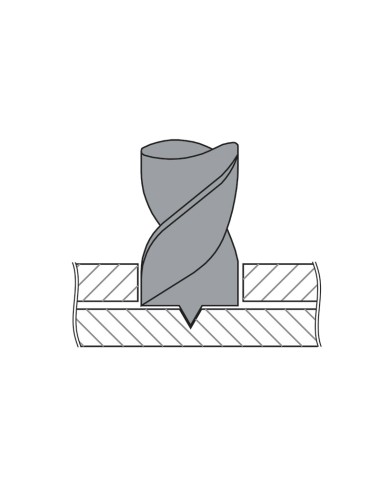 Fresa per punti saldatura 10 mm Fervi p036/10