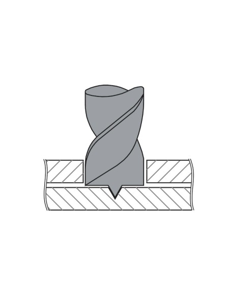 Fresa per punti saldatura 10 mm Fervi p036/10