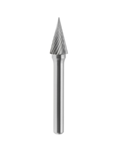 Lima rotativa hm coninca a punta standard 10x20 mm gambo 6 Fervi m10sc6
