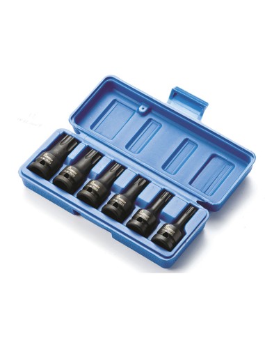 Serie bussole torx t40 - t70 ad impatto 1/2 Fervi si423m006