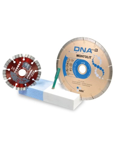 Stick ravvivatura utensili diamantati 206x73x30mm Montolit 395-2u