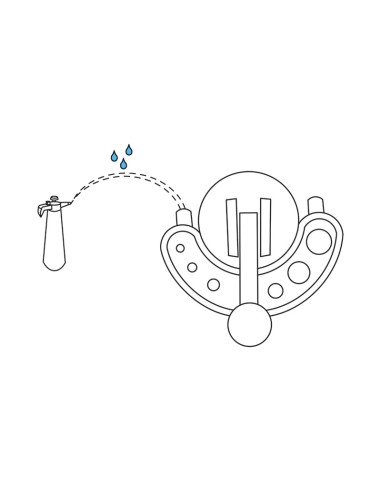 Fresa a tazza diamantata da trapano per gres 8 mm Fervi p033/08
