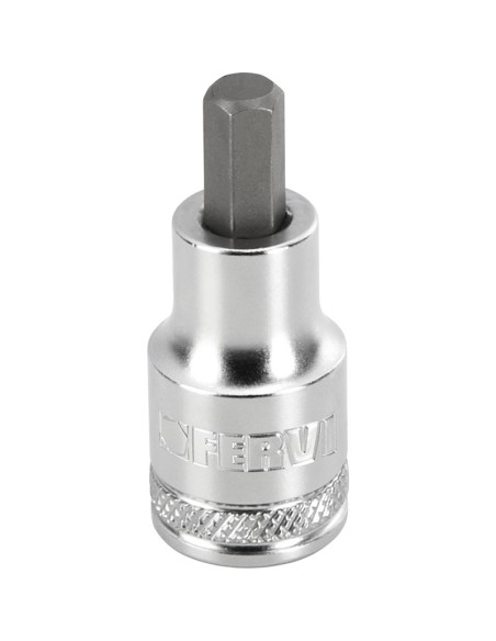 Chiave a bussola con inserto esagonale 7 mm 3/8 Fervi bn414n007a