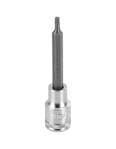 Chiave a bussola con inserto lungo torx t40 3/8 Fervi bn424l040a
