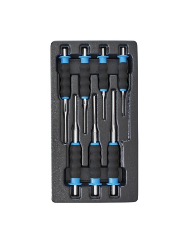 Serie 6 cacciaspine con paramano 2 - 8 mm Fervi c015