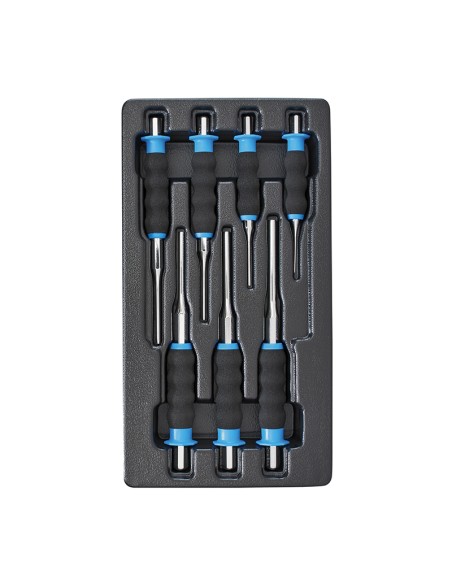 Serie 6 cacciaspine con paramano 2 - 8 mm Fervi c015