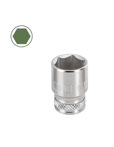 Chiave a bussola esagonale 6 mm 3/8 Fervi bn4e4n006a