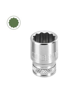 Chiave a bussola poligonale 21 mm 3/8 Fervi bn4p4n021a