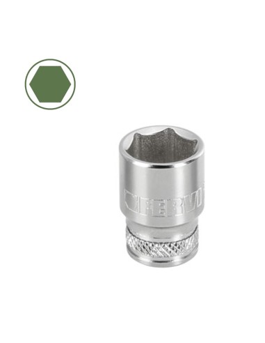 Chiave a bussola esagonale 20 mm 3/8 Fervi bn4e4n020a