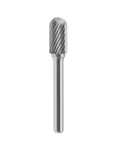 Lima rotativa hm cilindrica standard punta sferica 8x20 mm gambo 6 Fervi c08sc6