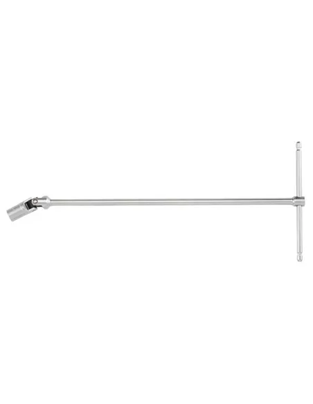 1 - Chiave a t con bussola esagonale snodata rinforzata 12 mm Fervi c391/12