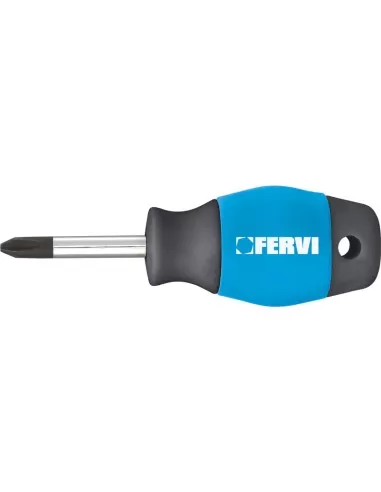 Giravite cacciavite a croce corto nano ph 2 x 38 mm Fervi c882/2038