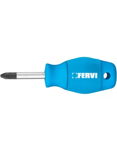 Giravite cacciavite a croce corto nano pz 2 x 38 mm Fervi c885/2038
