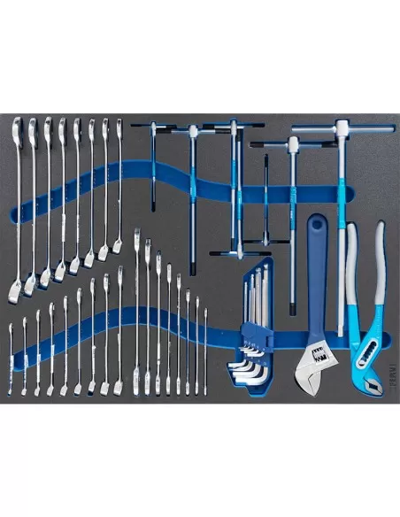 Carrello cassettiera con utensili attrezzi 142 pz officina Fervi c960/am01 Carrello cassettiera con utensili attrezzi 142 pz officina Fervi c960/am01